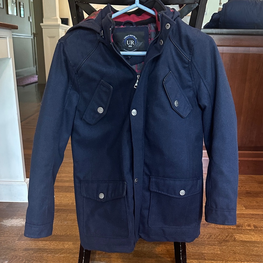 Urban Republic Navy Kids Pea Coat